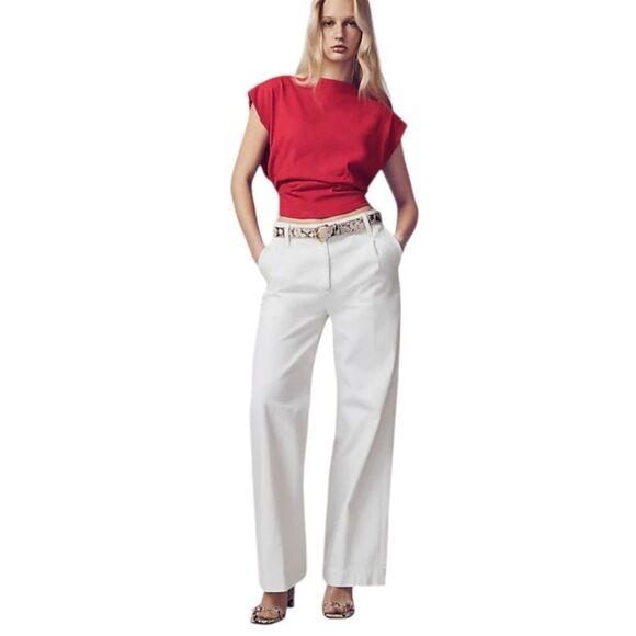 J Crew Wide-leg essential jean in white Womens‎ Size 32 - Picture 1 of 10